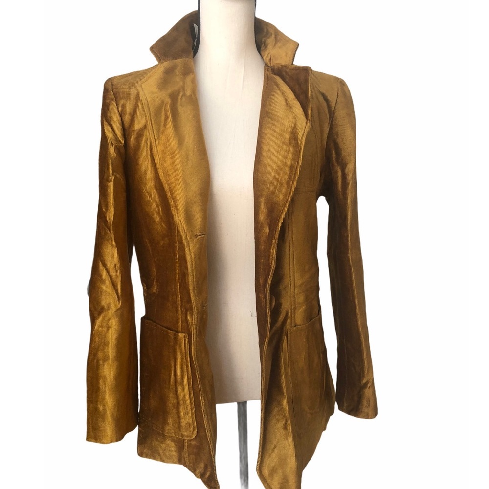 DKNY GOLD BLAZER-  Special Occasion / damage
